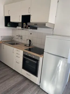 Küche/Küchenzeile in der Unterkunft Apartment Wohlfühl-Nest