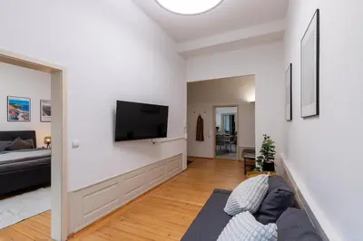 TV/Unterhaltungsangebot in der Unterkunft Modern apartment in a central location
