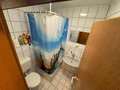 Ein Badezimmer in der Unterkunft City Apart am MUSEUM nahe BADEWELT & Bahnhof