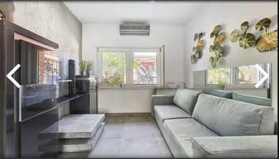 Ein Sitzbereich in der Unterkunft Speyer Ferienwohnung Apartment
