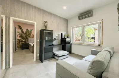 Ein Sitzbereich in der Unterkunft Speyer Ferienwohnung Apartment