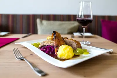 Essen im Hotel oder in der Nähe