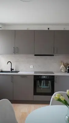 Küche/Küchenzeile in der Unterkunft Comfort Apartment Altstadt Wintergarten Klimaanlage