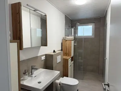 Ein Badezimmer in der Unterkunft Lieb Living