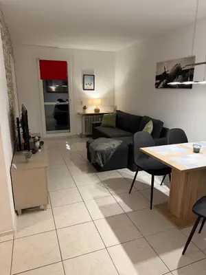 Küche/Küchenzeile in der Unterkunft Apartment auf dem Betzenberg