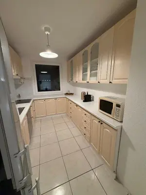 Küche/Küchenzeile in der Unterkunft Apartment auf dem Betzenberg