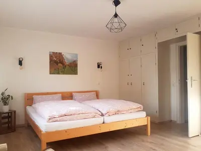 Ein Bett oder Betten in einem Zimmer der Unterkunft Ferienhaus Senta