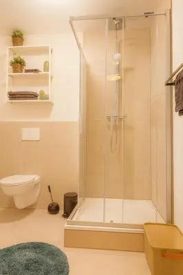 Ein Badezimmer in der Unterkunft Loft Wohnung in St Leon Rot