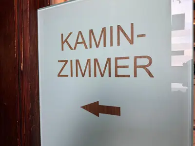 Ein Zertifikat, Auszeichnung, Logo oder anderes Dokument, das in der Unterkunft Zum Burggraf ausgestellt ist