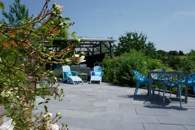 Ein Garten an der Unterkunft Villa Aurora