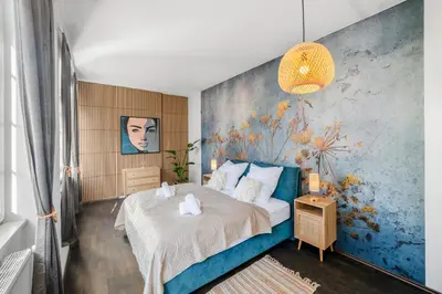 Ein Bett oder Betten in einem Zimmer der Unterkunft Stay COZY - DAS LOFT - Kingsize, Parkplatz, 1a Lage