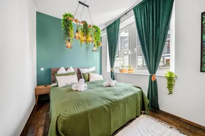 Ein Bett oder Betten in einem Zimmer der Unterkunft Stay COZY - DAS LOFT - Kingsize, Parkplatz, 1a Lage