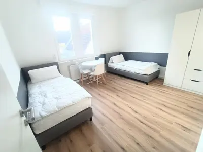 Ein Bett oder Betten in einem Zimmer der Unterkunft Haus,Weinberg22