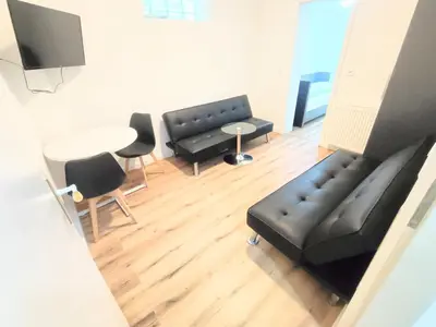 Ein Sitzbereich in der Unterkunft Haus,Weinberg22