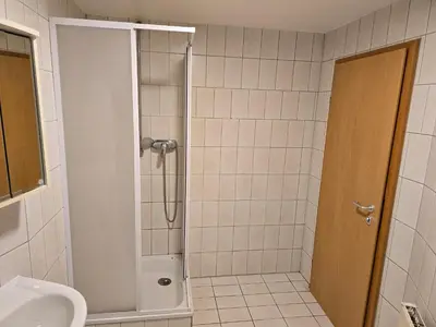 Ein Badezimmer in der Unterkunft Monteurzimmer Monteurwohnung Monteurünterkunft in Ludwigshafen