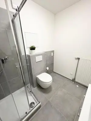 Ein Badezimmer in der Unterkunft HUGOS Design Apartment