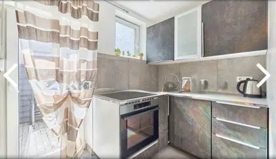 Küche/Küchenzeile in der Unterkunft Möblierte Wohnung Speyer