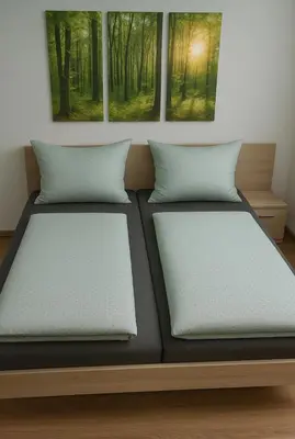 Ein Bett oder Betten in einem Zimmer der Unterkunft Walldürn Zentrum 1