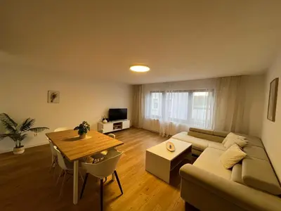 TV/Unterhaltungsangebot in der Unterkunft Moderne Ferienwohnung zentral in Hemsbach