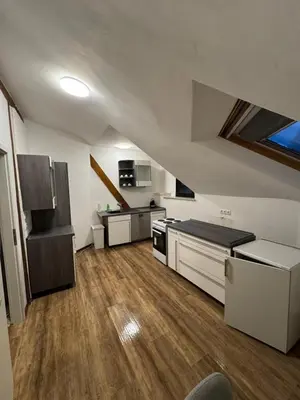 Küche/Küchenzeile in der Unterkunft Monteurwohnung Neustadt an der Weinstraße