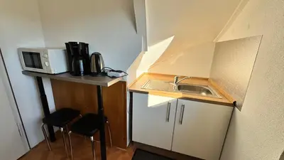 Küche/Küchenzeile in der Unterkunft Haus Kamler 2