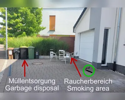 Grundriss der Unterkunft Unterkunft im Dachgeschoss Platz für bis zu 4 Personen