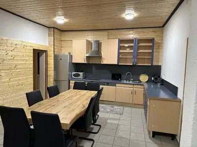 Küche/Küchenzeile in der Unterkunft Unterkunft für Monteure, ruhige Lage nahe dem Zentrum