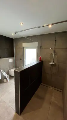 Ein Badezimmer in der Unterkunft Weingut Günther und Gästezimmer