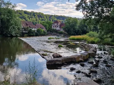 Naturlandschaft in der Nähe des Ferienhauses
