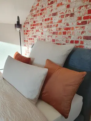 Ein Bett oder Betten in einem Zimmer der Unterkunft Karlsruhe Holiday & Business Apartment - 3-Bedroom House