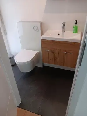 Ein Badezimmer in der Unterkunft Anderer Apartment