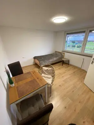 Ein Sitzbereich in der Unterkunft Quiet 2 bedroom apartment - ruhige 2 Zimmer Wohnung