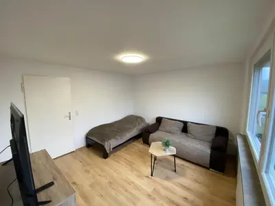 Ein Sitzbereich in der Unterkunft Quiet 2 bedroom apartment - ruhige 2 Zimmer Wohnung