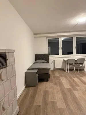 Ein Sitzbereich in der Unterkunft Monteurwohnung Mannheim