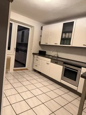Küche/Küchenzeile in der Unterkunft Monteurwohnung Mannheim
