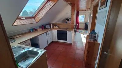 Küche/Küchenzeile in der Unterkunft Schöne helle Wohnung für 2 Personen