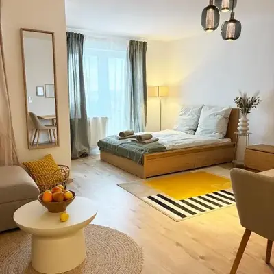 Modernes Zentrales Designer Apartment I Perfekt für Arbeiten & Familien