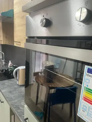 Küche/Küchenzeile in der Unterkunft Maisonette am Burg