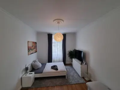 Ein Bett oder Betten in einem Zimmer der Unterkunft Süße Marie 2