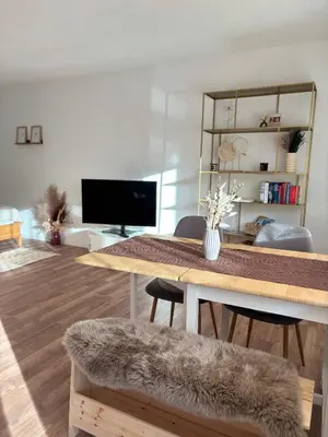 TV/Unterhaltungsangebot in der Unterkunft Dürkheimer Auszeit-gemütliches Studio am Kurpark