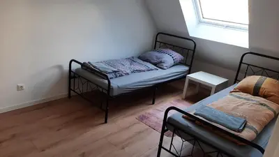 Ein Bett oder Betten in einem Zimmer der Unterkunft LanasHaus