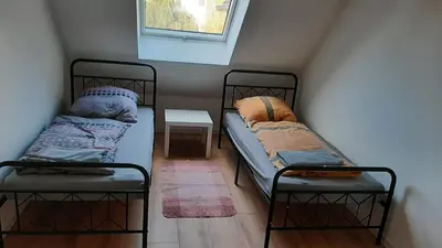 Ein Bett oder Betten in einem Zimmer der Unterkunft LanasHaus