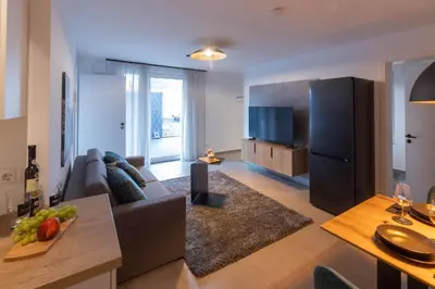 TV/Unterhaltungsangebot in der Unterkunft Möblierte Apartments nähe Speyer