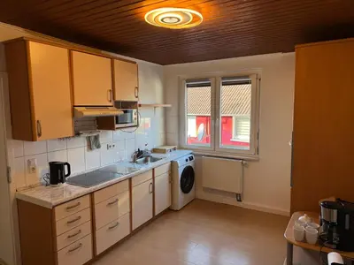 Küche/Küchenzeile in der Unterkunft Gemütliche, lichtdurchflutete Wohnung