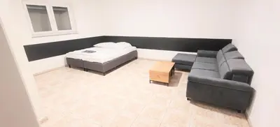 Ein Bett oder Betten in einem Zimmer der Unterkunft Haus15T