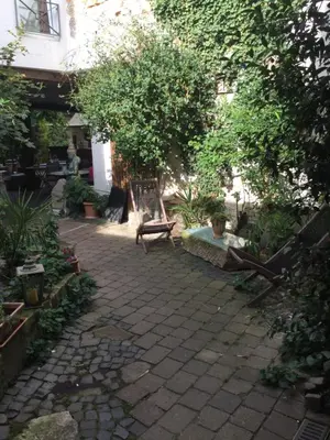 Ein Garten an der Unterkunft Vivo-Vino