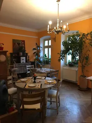 Ein Sitzbereich in der Unterkunft Vivo-Vino