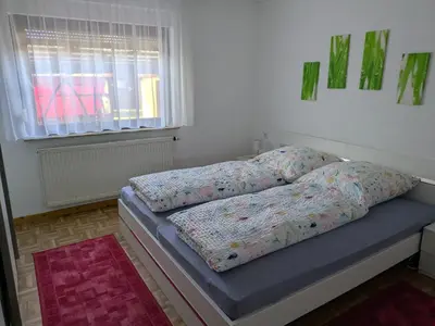Ein Bett oder Betten in einem Zimmer der Unterkunft Gabis' Apartment