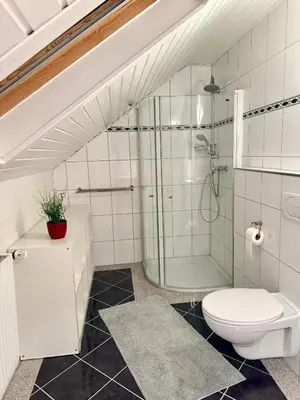 Ein Badezimmer in der Unterkunft Domus Palatina FeWo & Business Apartments