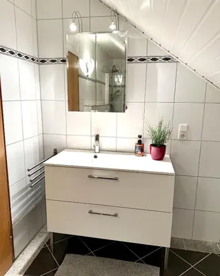 Ein Badezimmer in der Unterkunft Domus Palatina FeWo & Business Apartments